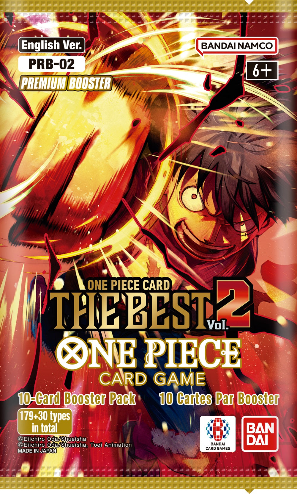 ONE PIECE CG PRB-02 THE BEST Vol.2 Booster Pack