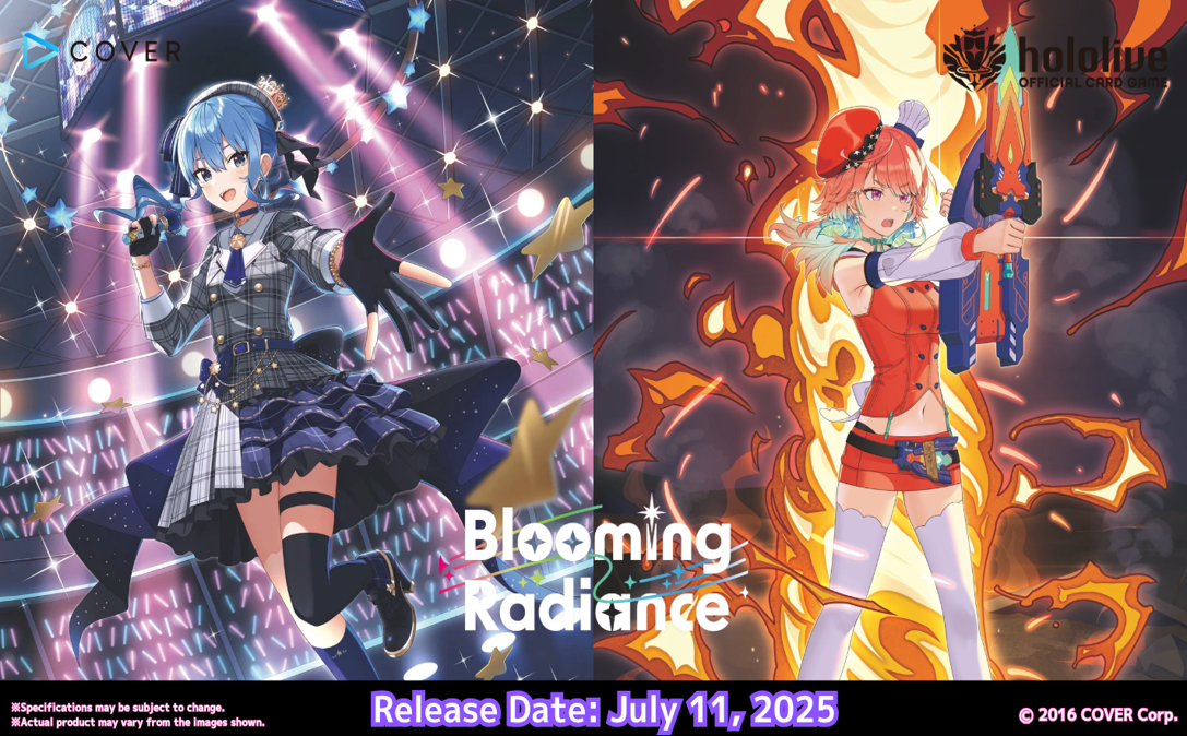 Hololive CG Card Game Blooming Radiance Booster BOX COVER