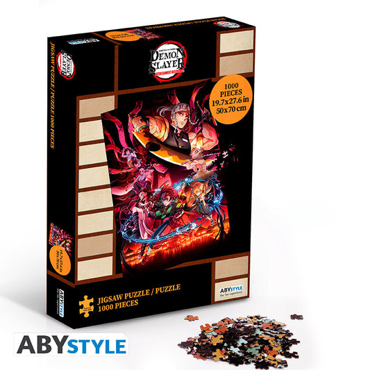 Demon Slayer jigsaw Puzzle Key Art 1000 Pieces ABYSSE