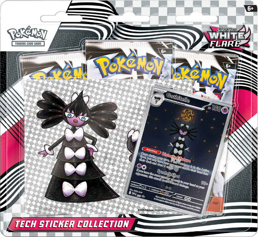 Pokémon TCG: Scarlet and Violet White Flare Tech Sticker Collection