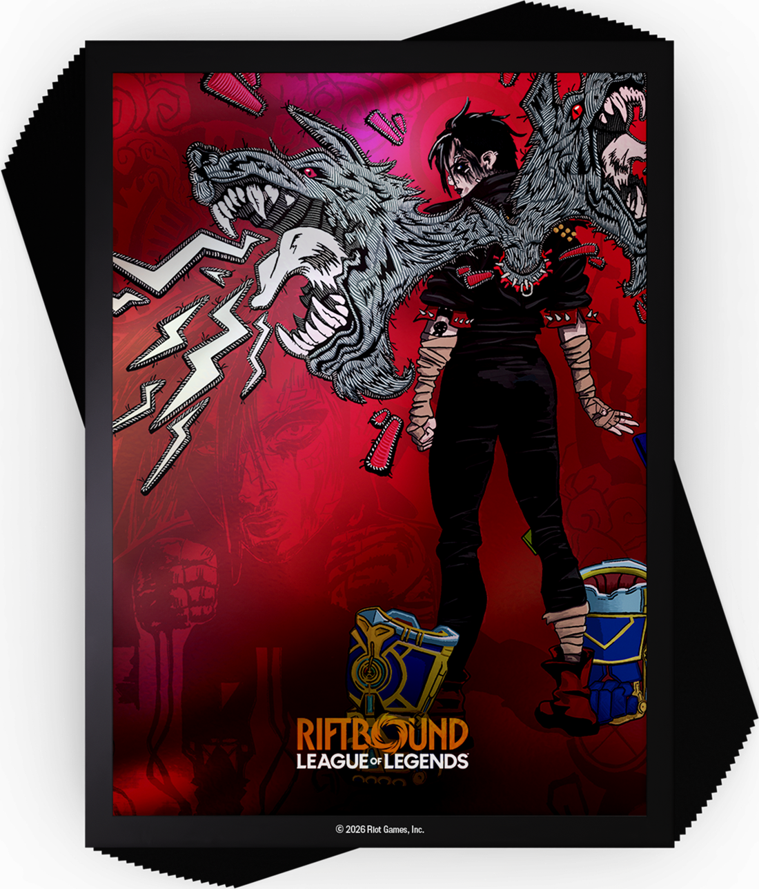 Riftbound League of Legends TCG Unleashed Art Sleeves #1 Vi 100CT