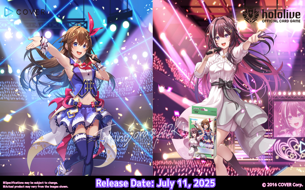 Hololive CG Card Game Tokino Sora & Azki Starter Deck COVER
