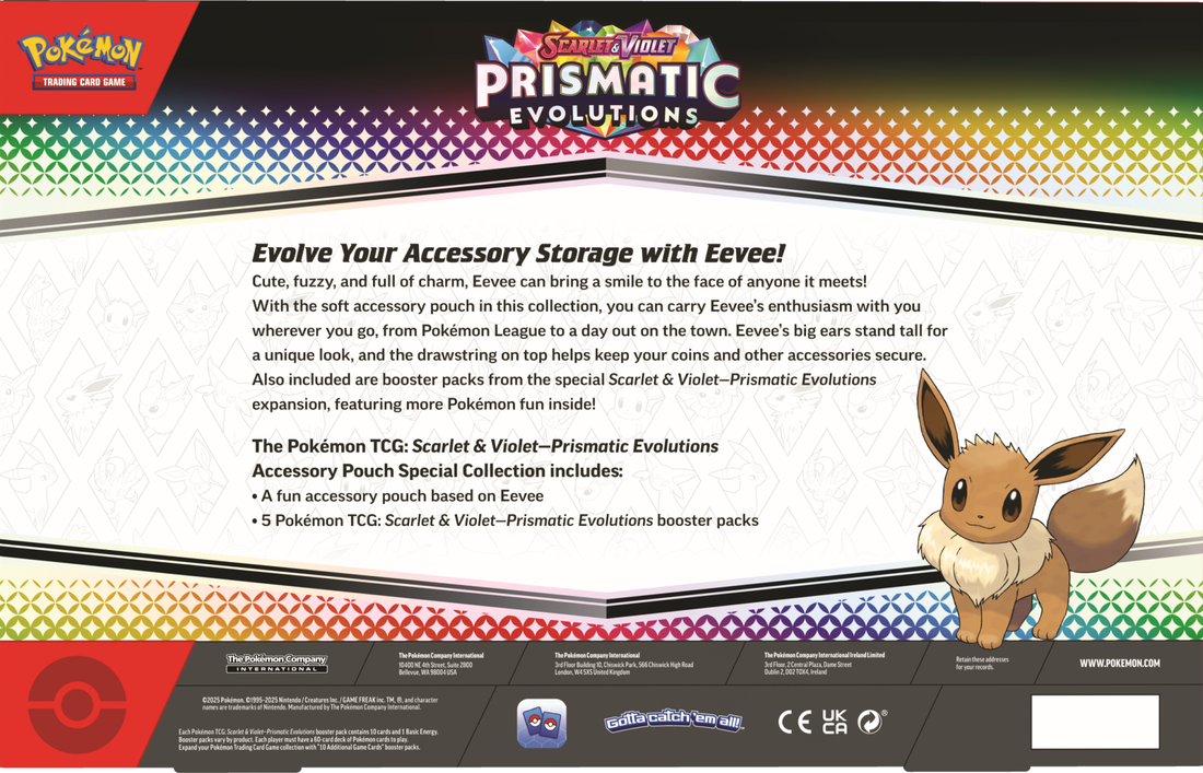 Pokémon TCG: SV8.5 Prismatic Evolutions Accessory Pouch Special Collection