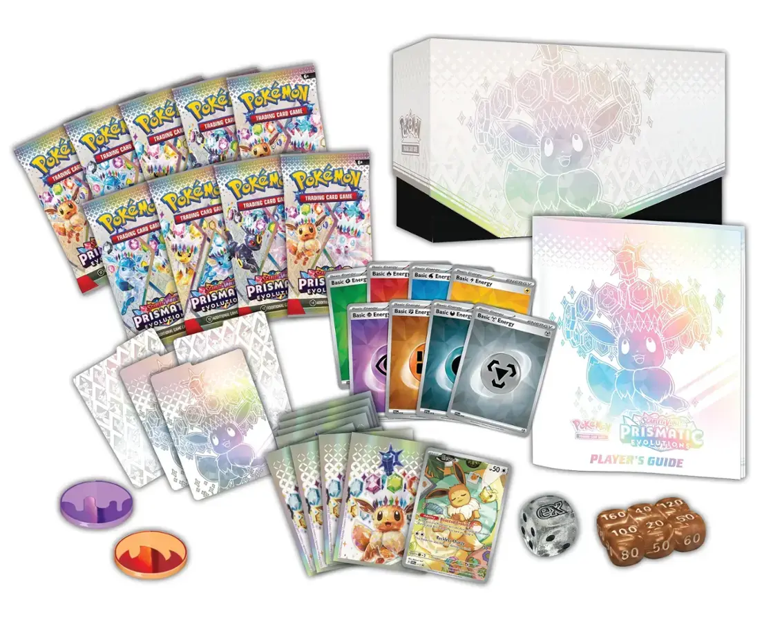 Pokémon TCG: Scarlet & Violet-Prismatic Evolutions Elite Trainer Box