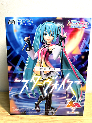 Hatsune Miku SEGA Series Project DIVA MEGA39's Hatsune Miku Star Voice Luminasta Figure