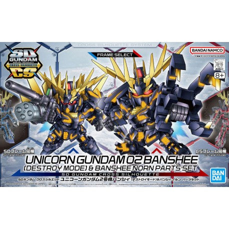 SDCS 19 Unicorn Gundam 02 Banshee (Destroy Mode) & Banshee Norn Parts Set