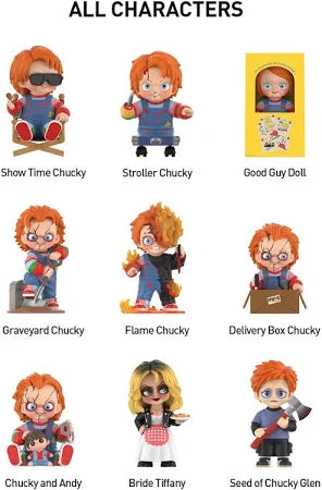 Chucky Franchise Series Figures Blind Box POP MART