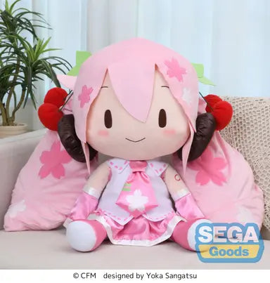 Hatsune Miku fuwa petit Sakura Miku Dodeka Jumbo Plush SEGA