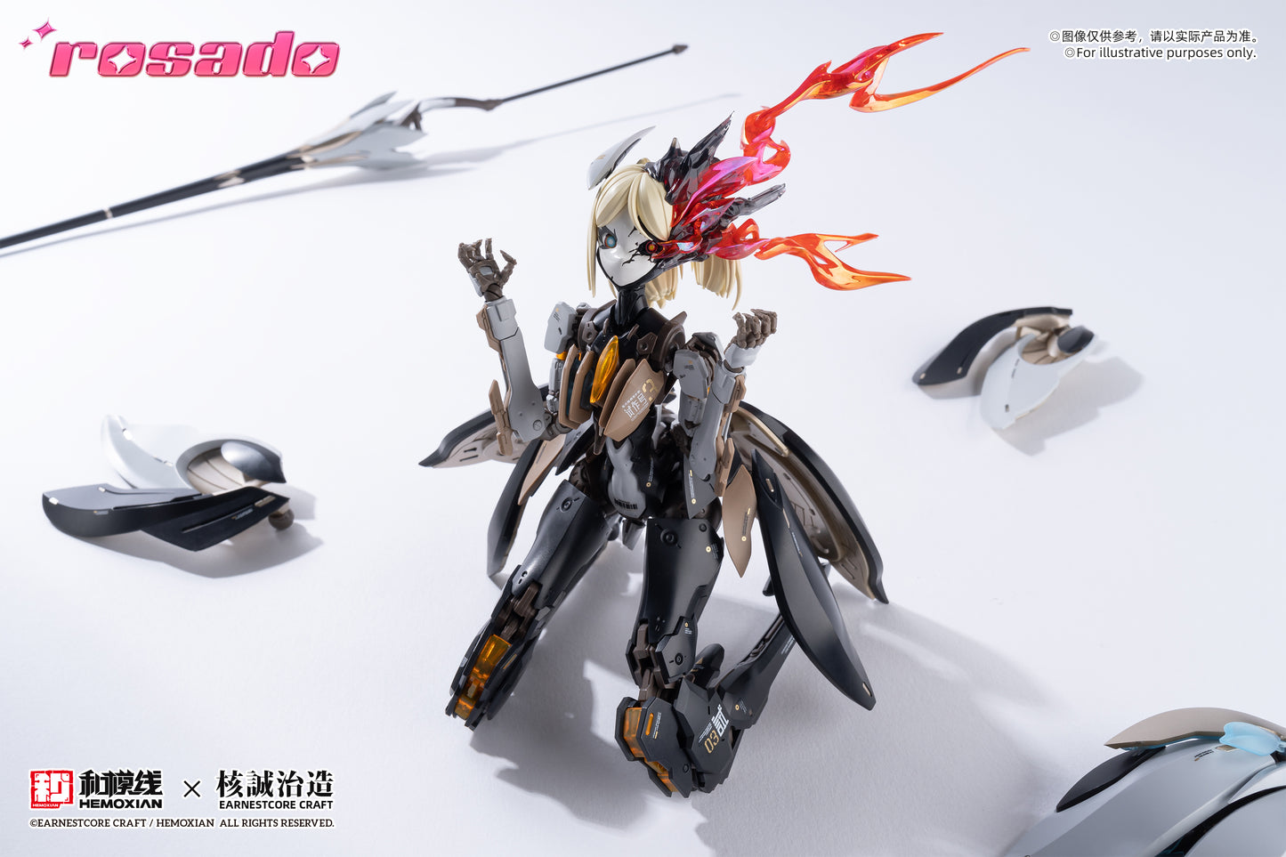 Hemoxian X Earnestcore Craft Rosado Starflower Lily MK3 1/10 Model Kit NONZERO STUDIO