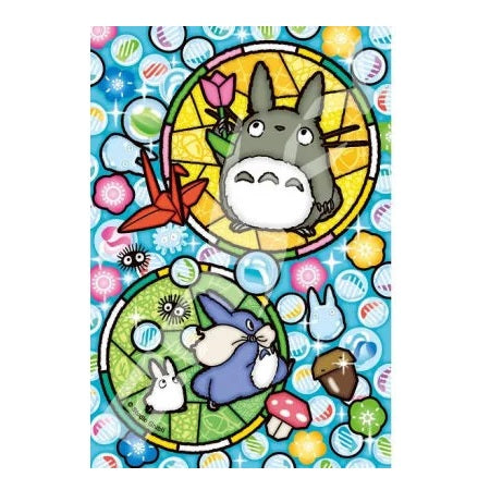 My Neighbor Totoro Ensky Petite Artcrystal Puzzle 126-AC64 Totoro and Glassy Marbles