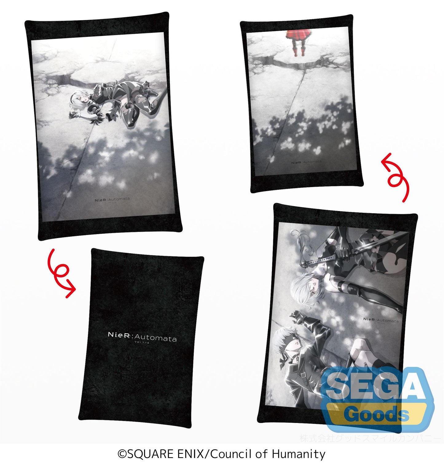 NieR:Automata Ver1.1a Series PtZ Art Cushion SEGA