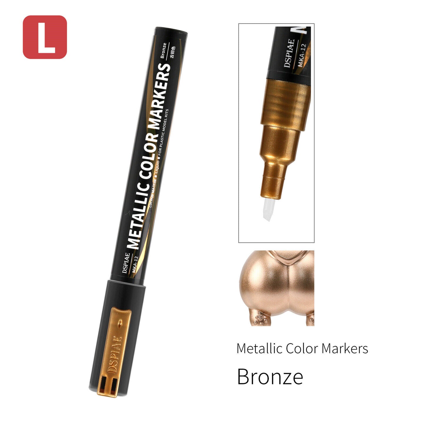 DSPIAE Super Metallic Color Markers (15 Colors)