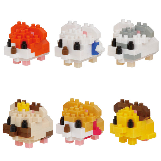 Hamtaro Nanoblock Mininano Series Hamtaro Assortment 1 (Blind Box)