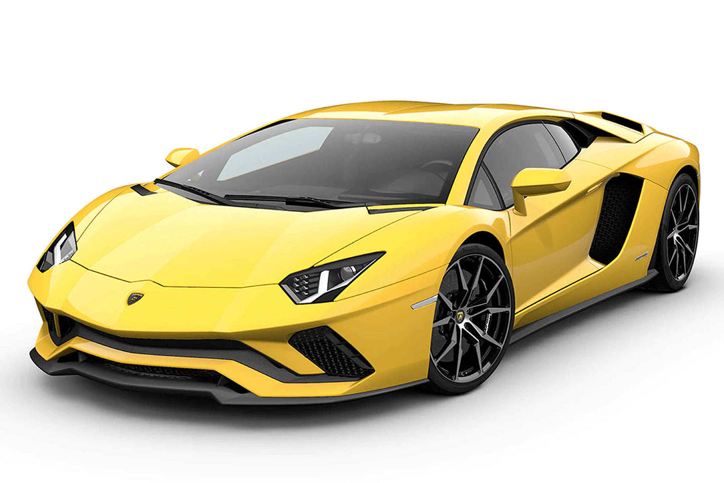 Aoshima 1/32 SNAP KIT #12-B Lamborghini Aventador S (Pearl Yellow)