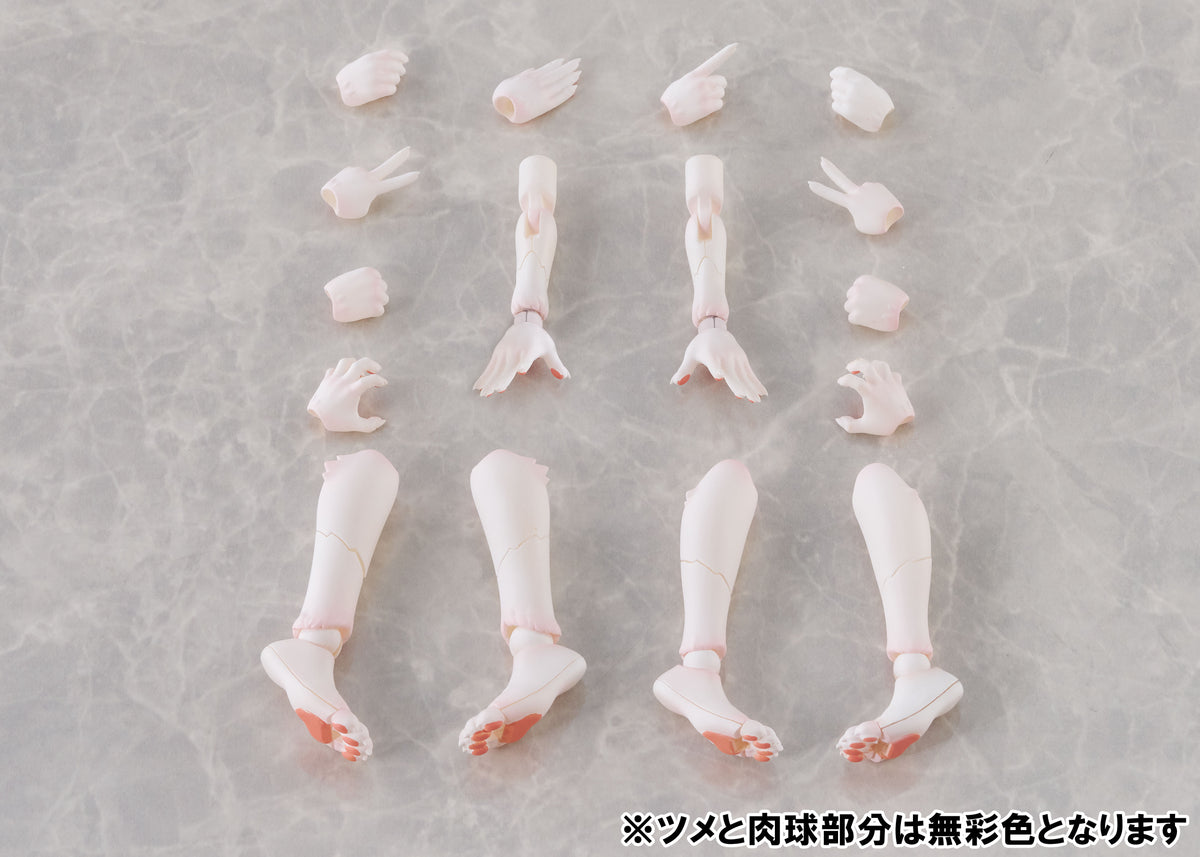 KEMOPLA KO-02RKM Arm & Leg Parts Set 01 [Khao Manee Color]Aoshima
