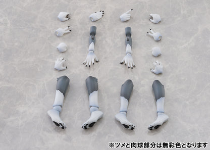 KEMOPLA KO-02RGW Arm & Leg Parts Set 01 [Gray Wolf Color]Aoshima