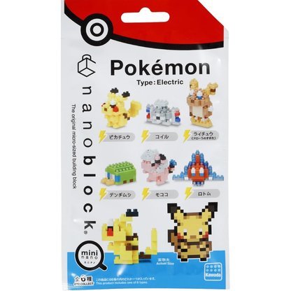 Pokémon Nanoblock Mininano Series Pokemon Type Electric Set 1