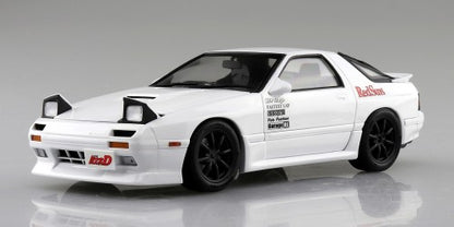 Aoshima 1/24 Pre-Painted Initial D Takahashi Ryosuke FC3S RX-7 (Comics Vol.11 Akagi Battle Ver.) Model Kit