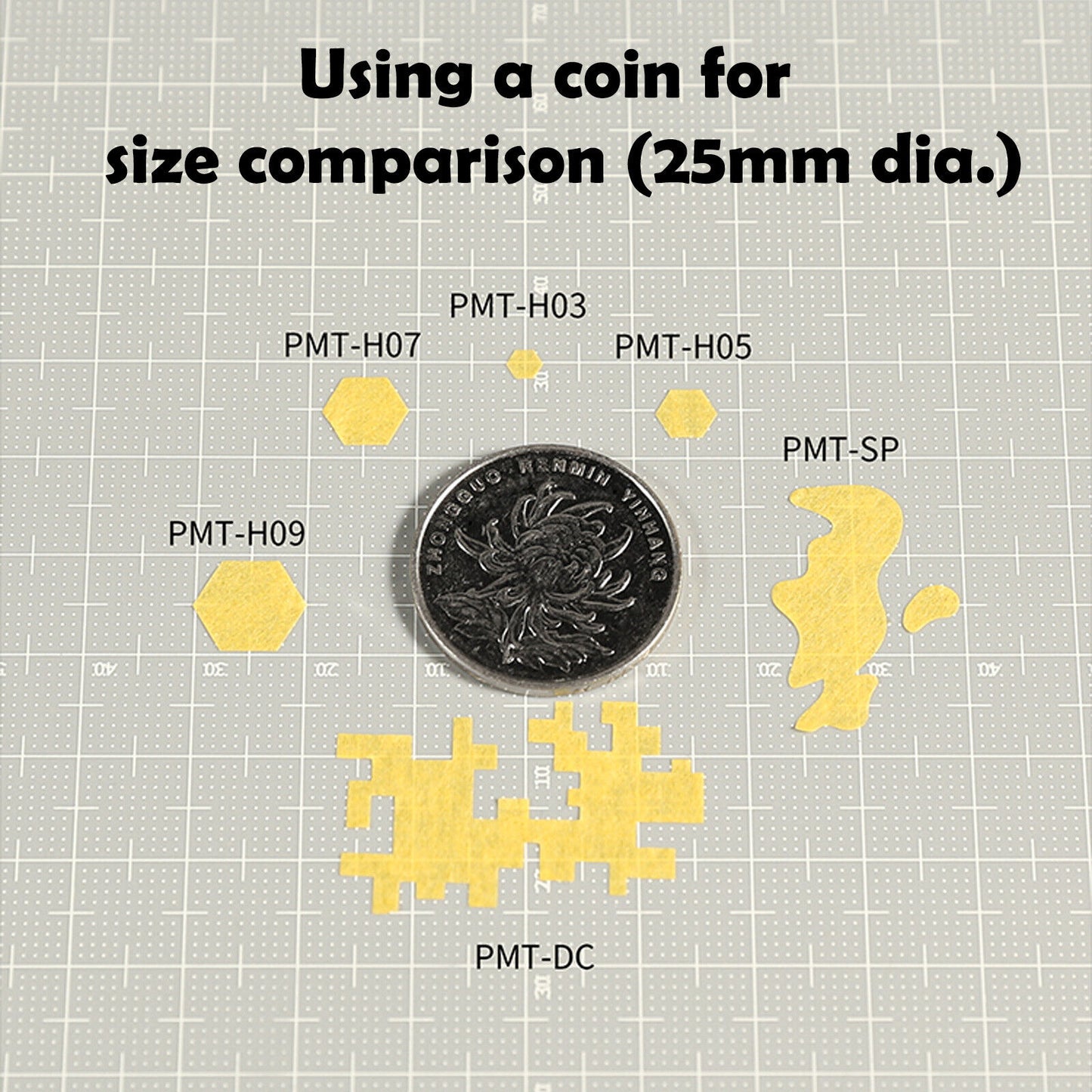 DSPIAE PMT Precut Masking Tape Irregular Shape