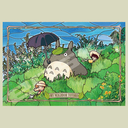 My Neighbor Totoro Ensky Artcrystal Puzzle Steadily Through the Field 300P Artcrystal Jigsaw Puzzle (300-AC054)