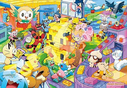 Pokémon Ensky Puzzle PK1000T-02 1000PC Puzzle - Let's Make it Together Pikachu Blocks