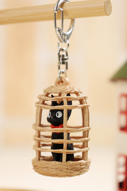 Kiki's Delivery Service Benelic Key Chains Jiji in cage