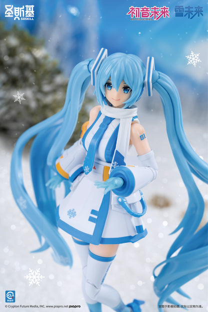 Vocaloid Hatsune Miku Mirai Snow Eastern Model SHENGGE SOSKILL X Plastic Model Kit