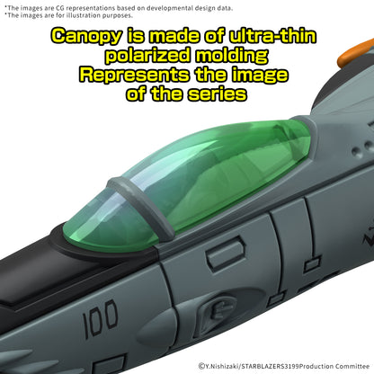 Mecha Collection DX 01 Star Blazers Yamato Type 1 Space Fighter Attack Craft Cosmo Tiger II (Double Seater/Single Seater) [2 Machine Set] Bandai