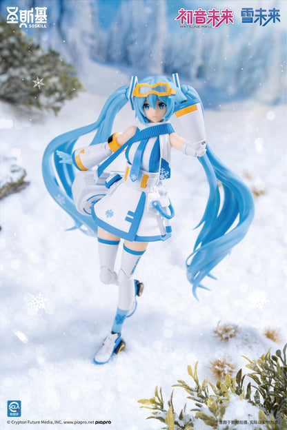 Vocaloid Hatsune Miku Mirai Snow Eastern Model SHENGGE SOSKILL X Plastic Model Kit