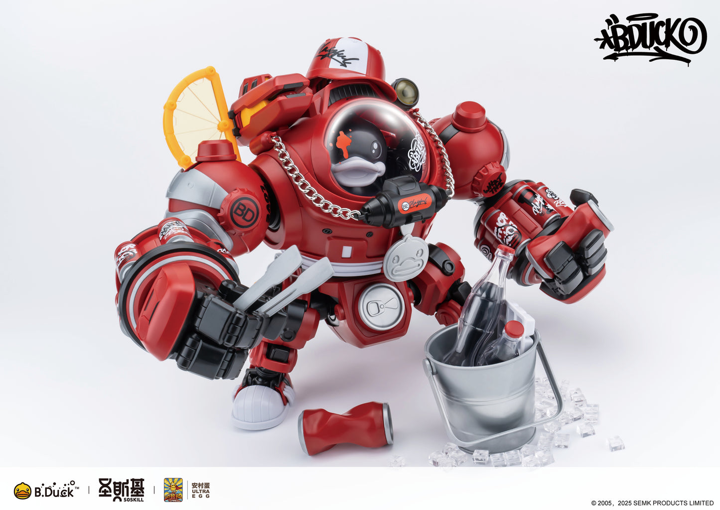 SHENGGE SOSKILL x ULTRA EGG Hip hop Duck Plastic Model Kit Eastern Model