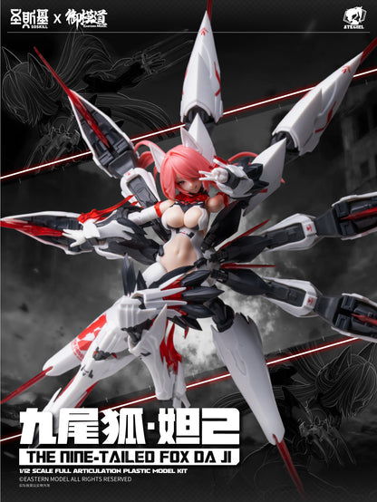 SHENGGE 1/12 A.T.K.Girl The Nine-Tailed Fox Daji Plastic Model Kit Eastern Model
