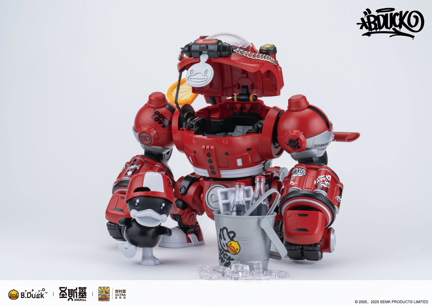 SHENGGE SOSKILL x ULTRA EGG Hip hop Duck Plastic Model Kit Eastern Model