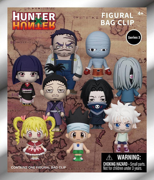 HUNTER X HUNTER SERIES 3 3D FOAM BAG CLIP Monogram