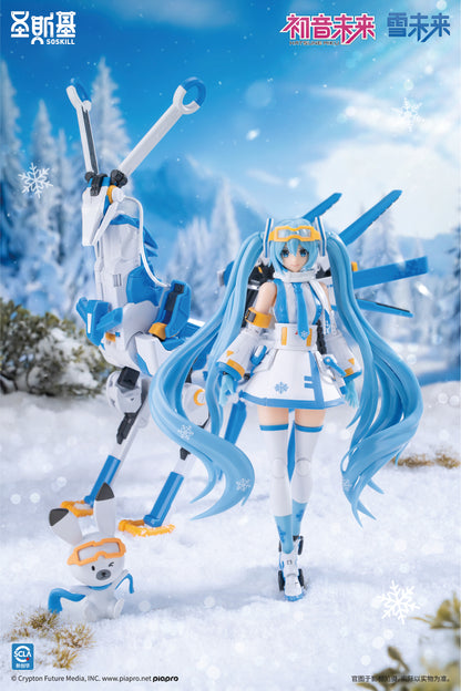 Vocaloid Hatsune Miku Mirai Snow Eastern Model SHENGGE SOSKILL X Plastic Model Kit
