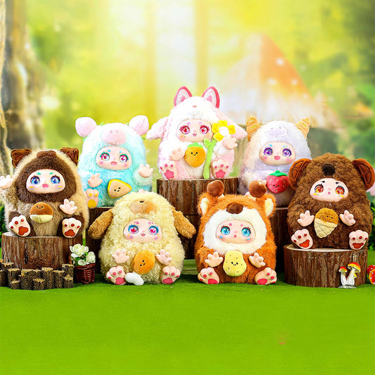 CALEMBOU Plush Doll Blind Box Cute Kimmon Ochichi Stuffed Blind Box Toy Kawaii Plush Collectible for Birthday Gift