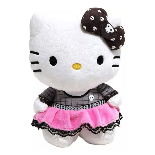 Hello Kitty & Friends Hello Kitty Pink Black Dress Sanrio Plush 8 Inch Jazwares