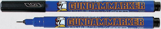 GUNDAM MARKER Ultra Thin Pen Point for Panel Lining (3 COLORS) GM01～03