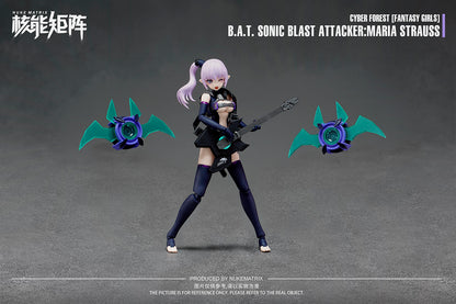 Cyber Forest [Fantasy Girls] 1/12 B.A.T. Sonic Blast Attacker Maria Strauss Model Kit Nuke Matrix