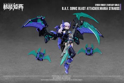 Cyber Forest [Fantasy Girls] 1/12 B.A.T. Sonic Blast Attacker Maria Strauss Model Kit Nuke Matrix