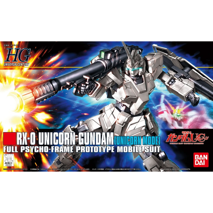 HGUC 101 RX-0 Unicorn Gundam (Unicorn Mode)