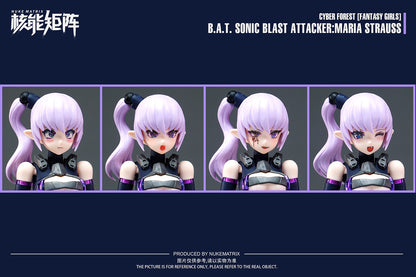 Cyber Forest [Fantasy Girls] 1/12 B.A.T. Sonic Blast Attacker Maria Strauss Model Kit Nuke Matrix