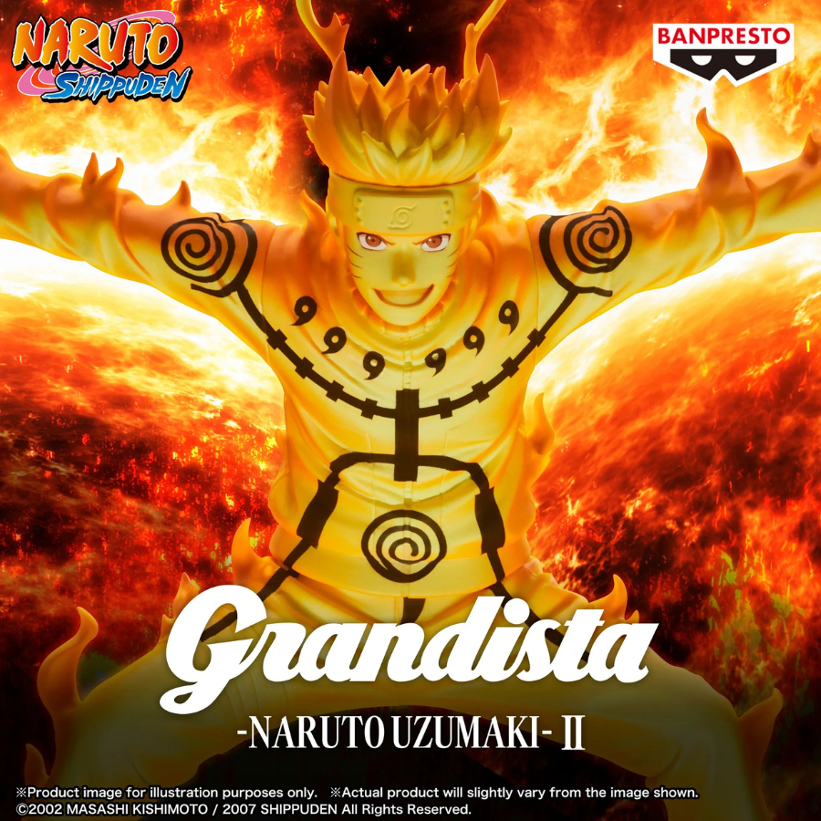 NARUTO SHIPPUDEN Grandista NARUTO UZUMAKI Ⅱ BANPRESTO Bandai