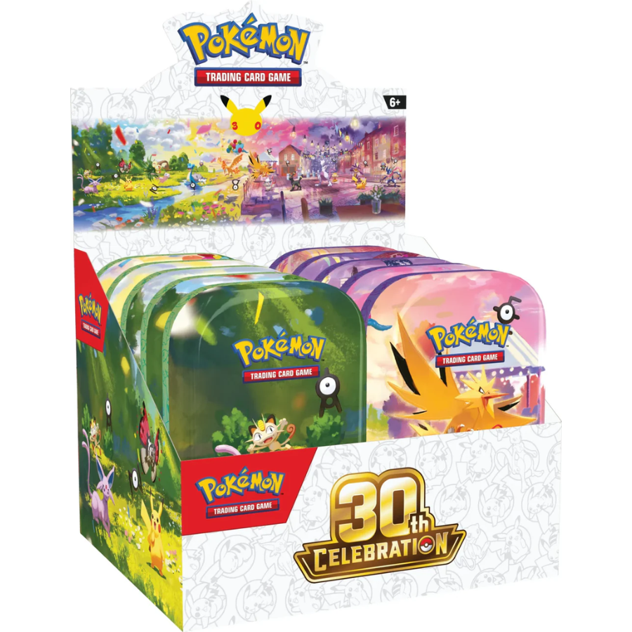 Pokémon TCG: 30th Celebration Day and Night Mini Tin (2 Packs)