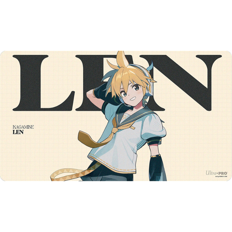 Hatsune Miku Retro Sounscapes Len UP Playmat Ultra Pro