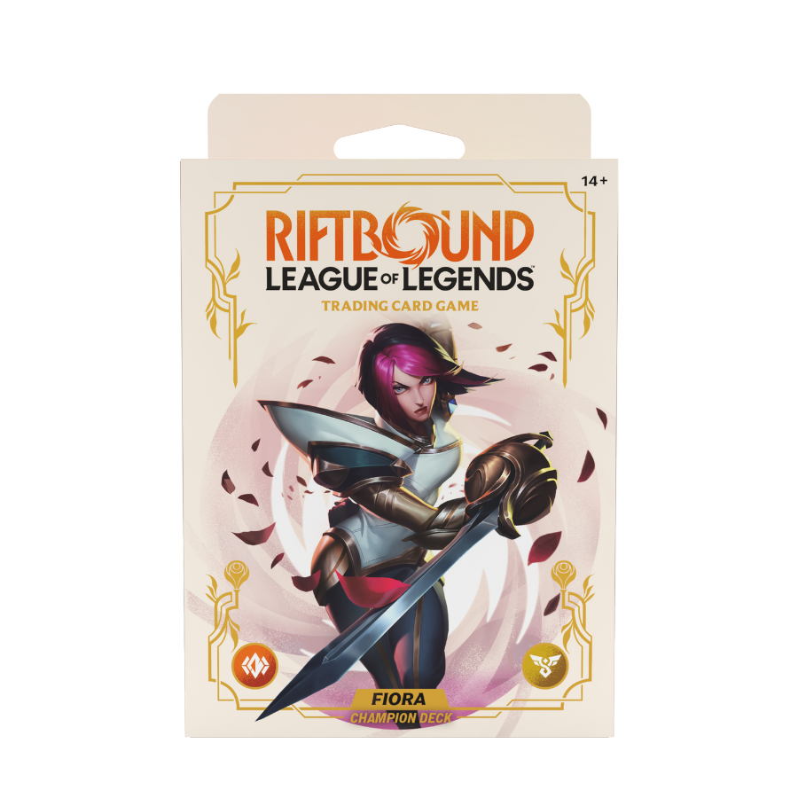 Riftbound League of Legends TCG Spiritforged Champion Deck Fiora