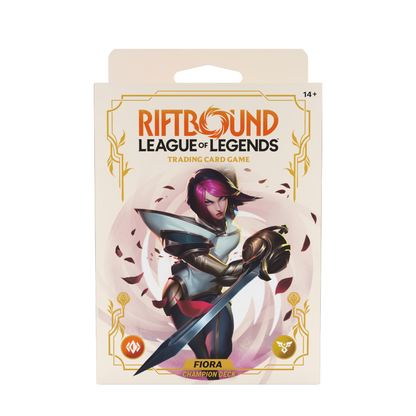 Riftbound League of Legends TCG Spiritforged Champion Deck Fiora
