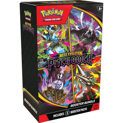 Pokémon TCG: ME05 Mega Evolution Pitch Black Booster Bundle 6 packs
