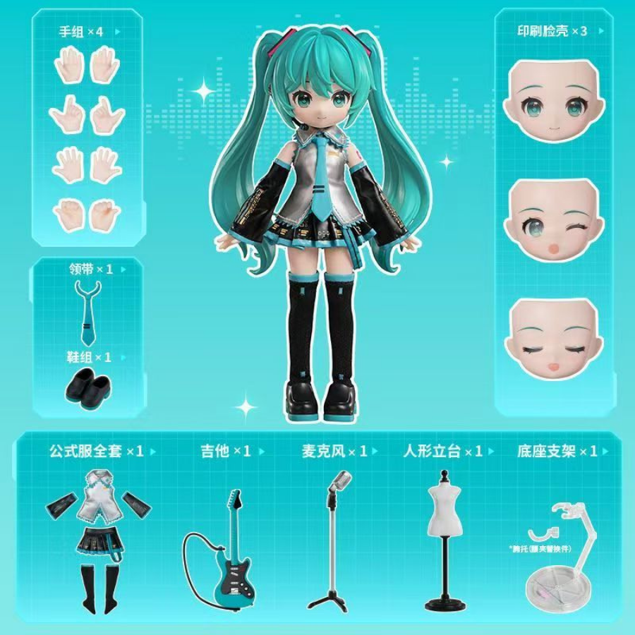 BLOKEES X Hatsune Miku Daalamode Series Official Uniform Outfit 1/12 BJD Figures