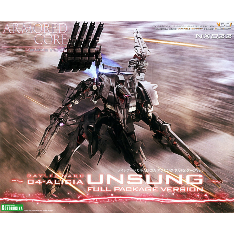 ARMORED CORE RAYLEONARD 04-ALICIA UNSUNG FULL PACKAGE VERSION KOTOBUKIYA