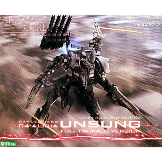 ARMORED CORE RAYLEONARD 04-ALICIA UNSUNG FULL PACKAGE VERSION KOTOBUKIYA
